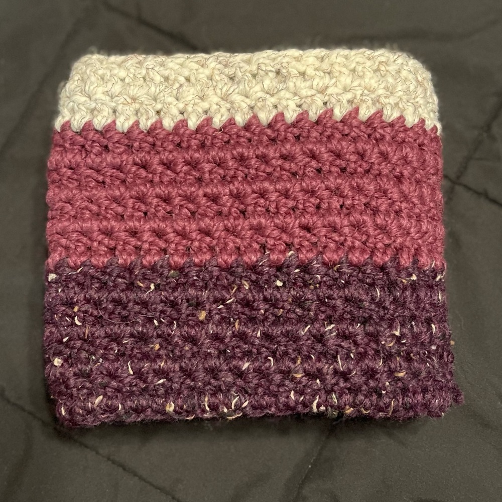 Handmade Crochet Infinity Scarf - Picture 3 of 3